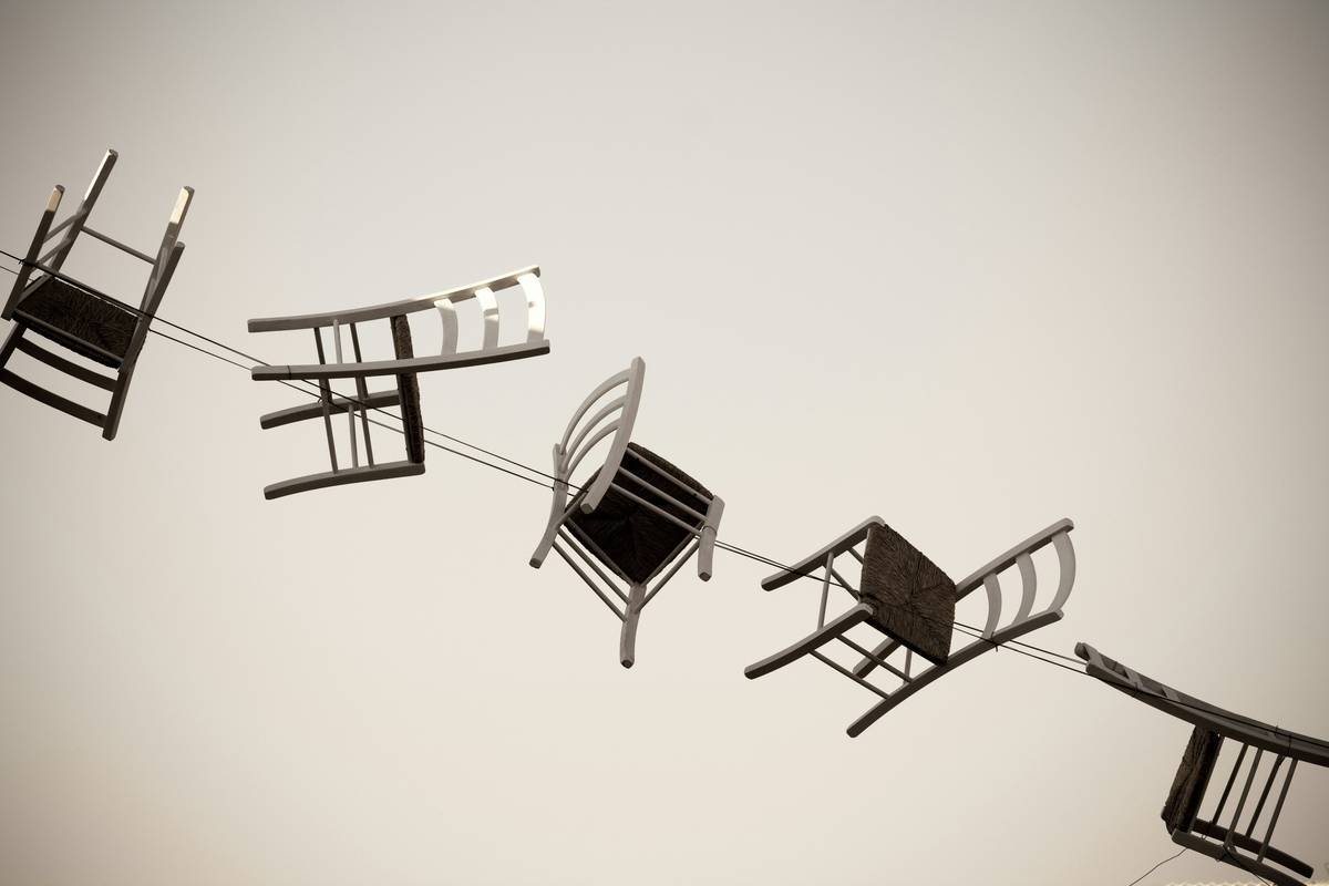 close-up of fire pit chair ideas showing inward angle and heat-resistant materials